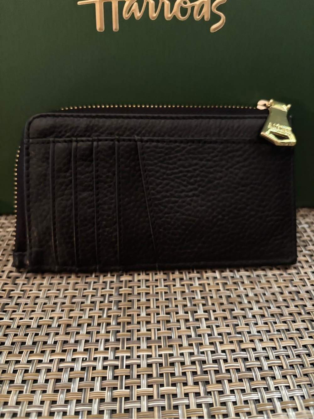 Aimee Kestenberg Black Leather Zip Wallet - Picture 3 of 5